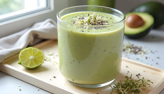 Avocado Smoothie with Mung Bean Sprouts