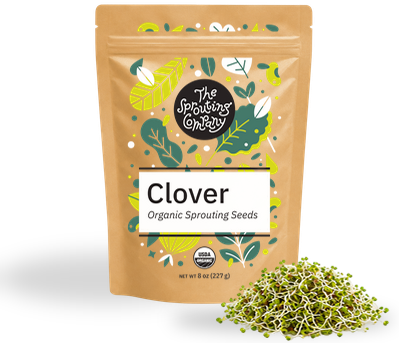 Organic Clover seeds, 8oz