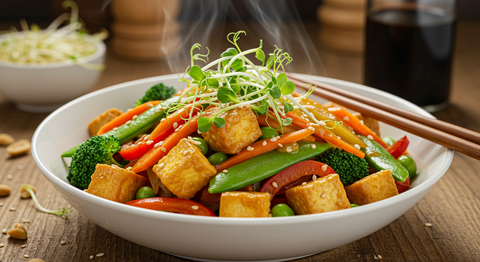 Mung Bean Sprout Spring Rolls